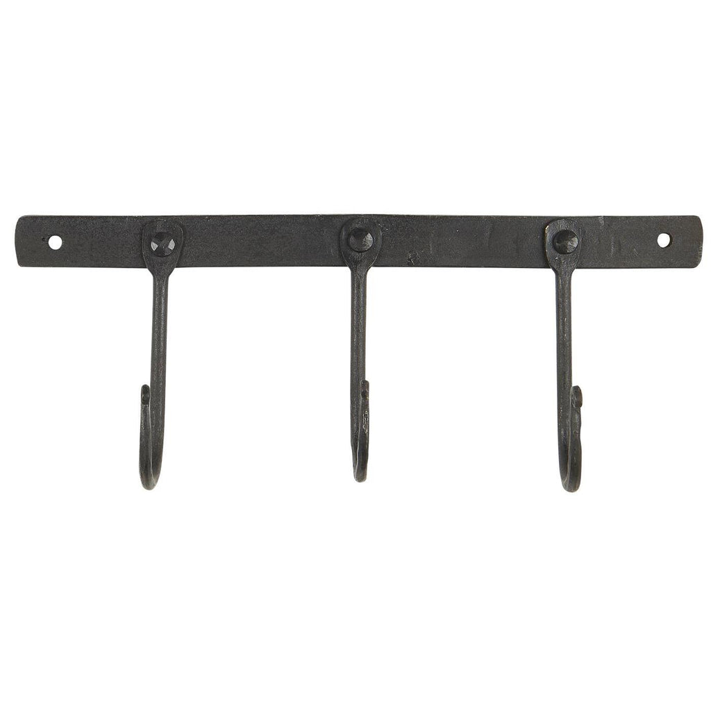 Hanger with 3 Hooks - Black