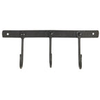 Hanger with 3 Hooks - Black