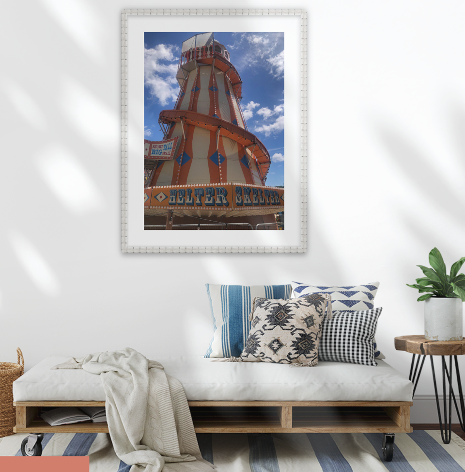 Helter Skelter, Weymouth, UK 2026, Framed