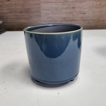 Plain Blue Pot - Medium