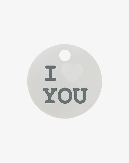 Card - I Love You, Silver