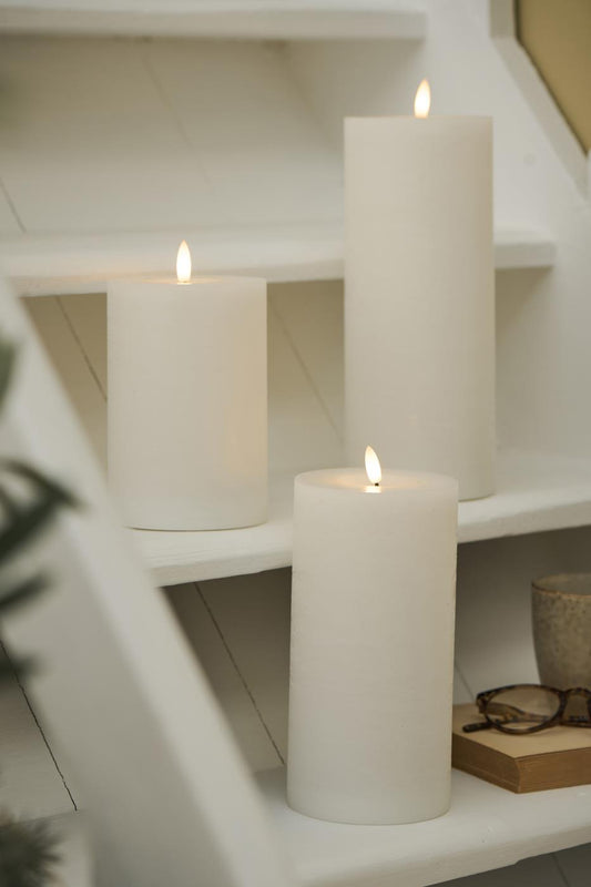 LED Block Candle - Short