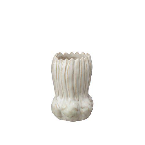 Leslie Vase 3 - White Small