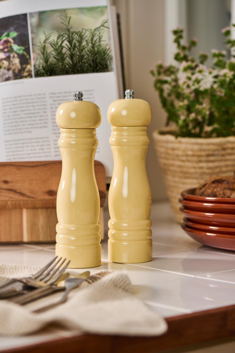 Mynt Salt and Pepper Grinders - Yellow  **Sold individually**  $26 each