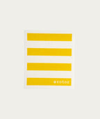 Dish Cloth - Yellow and White Stripes