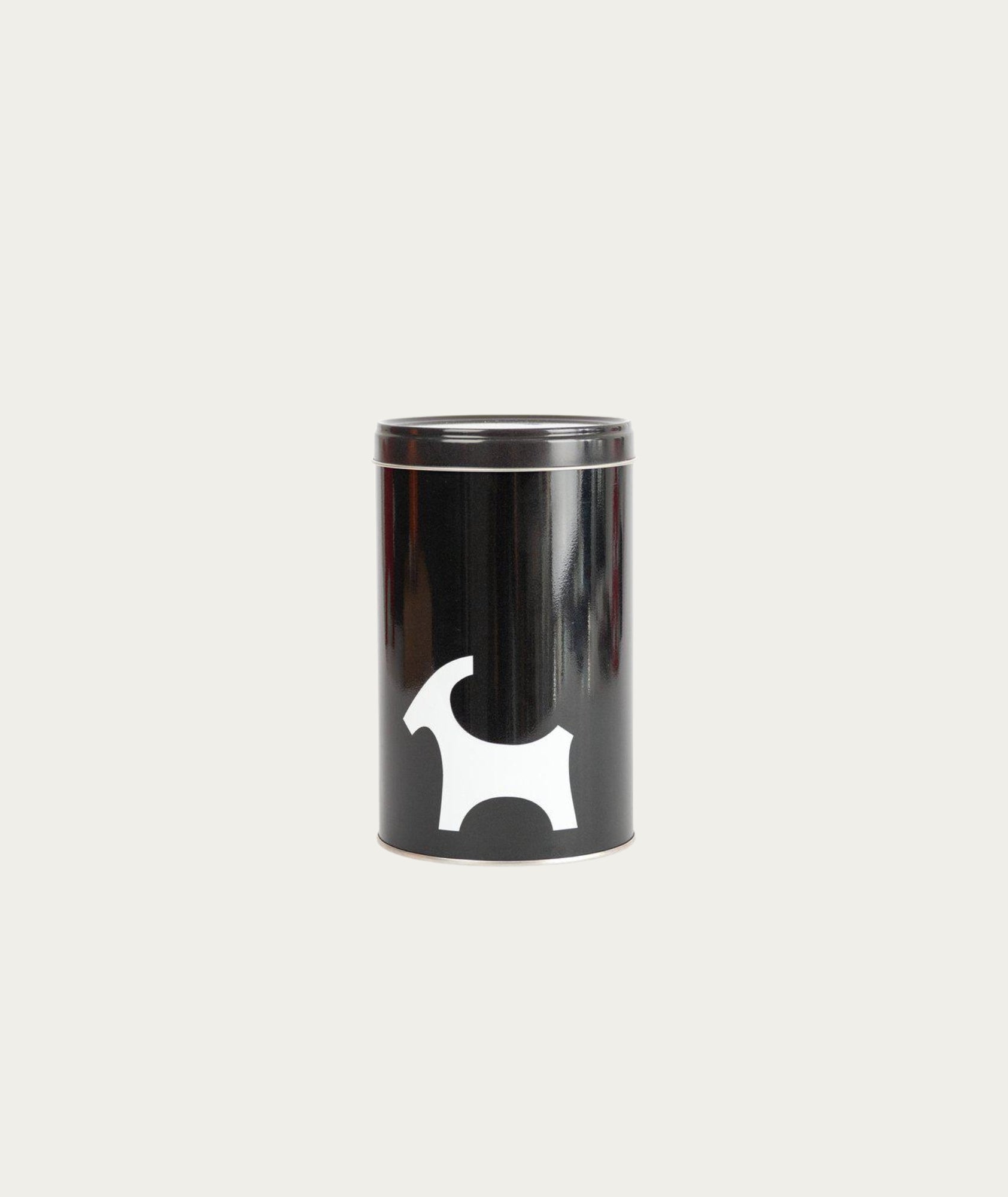 Storage Tin - Black with White Goat