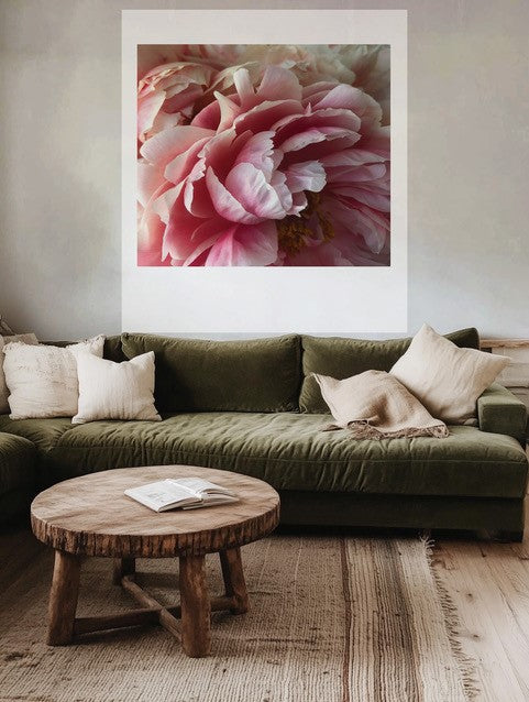 Peonies Bloom Polaroid Mural - Mini