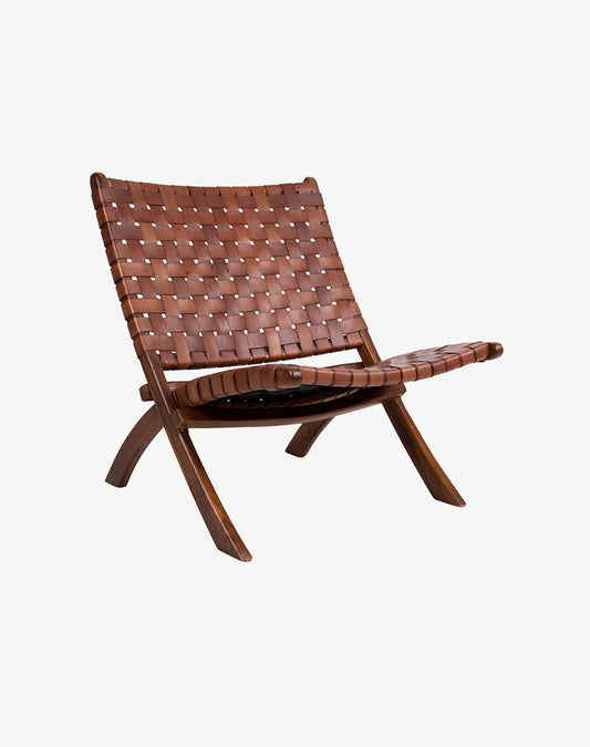 Perugia Folding Chair - Brown