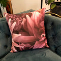 Pink Dahlias Cushion Cover