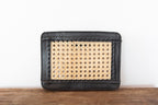 Plana Clutch Bag - Black/Natural