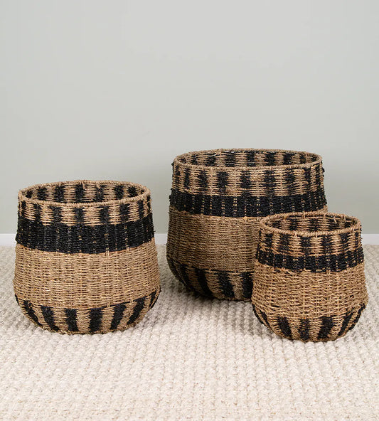 Praise Patterned Basket - Small