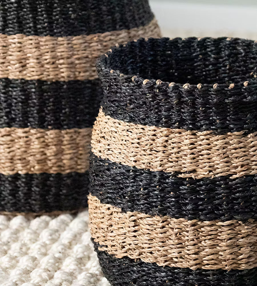 Prisa Stripe Basket - Small