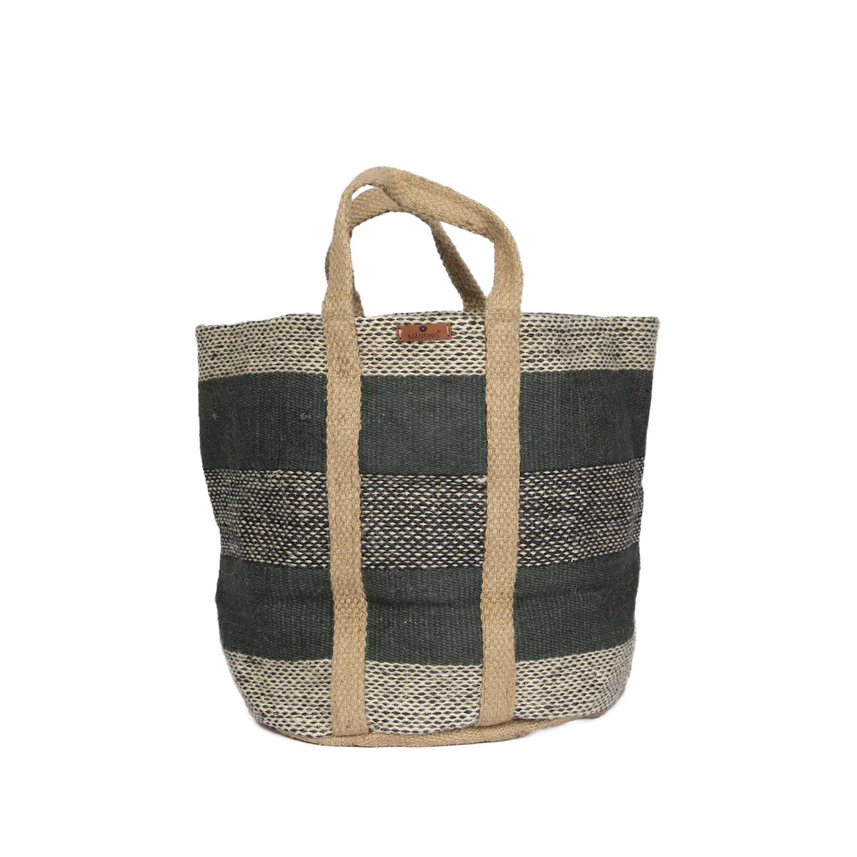 Raja Jute Bag - Nature/Green