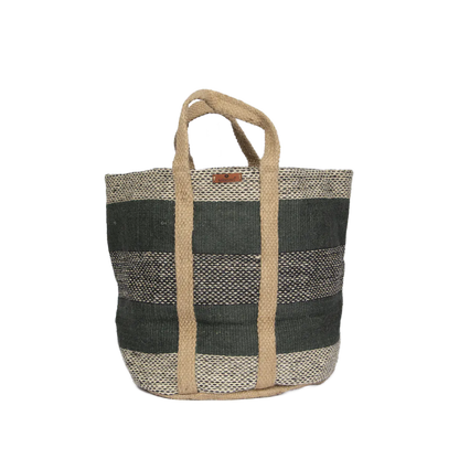 Raja Jute Bag - Nature/Green