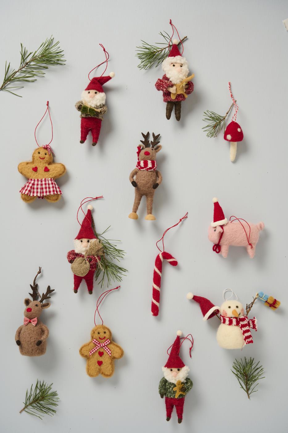 Santa Decorations - Assorted