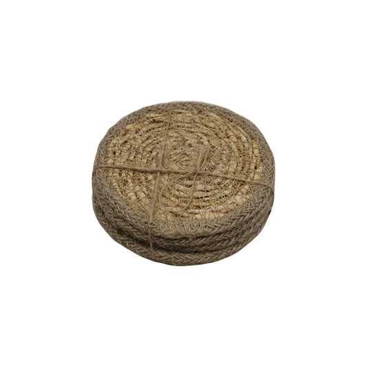 Seagrass/Jute Coasters - Set of 4 Natural