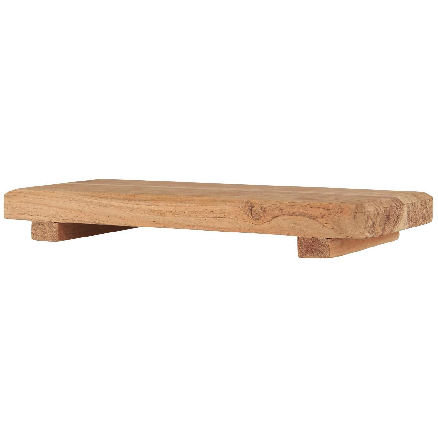 Serving board oblong with feet