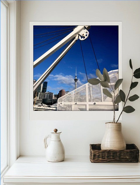 Sky Tower AT HOME Polaroid Artwork - Medium
