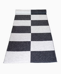 Squares Mat - Black and White Runner