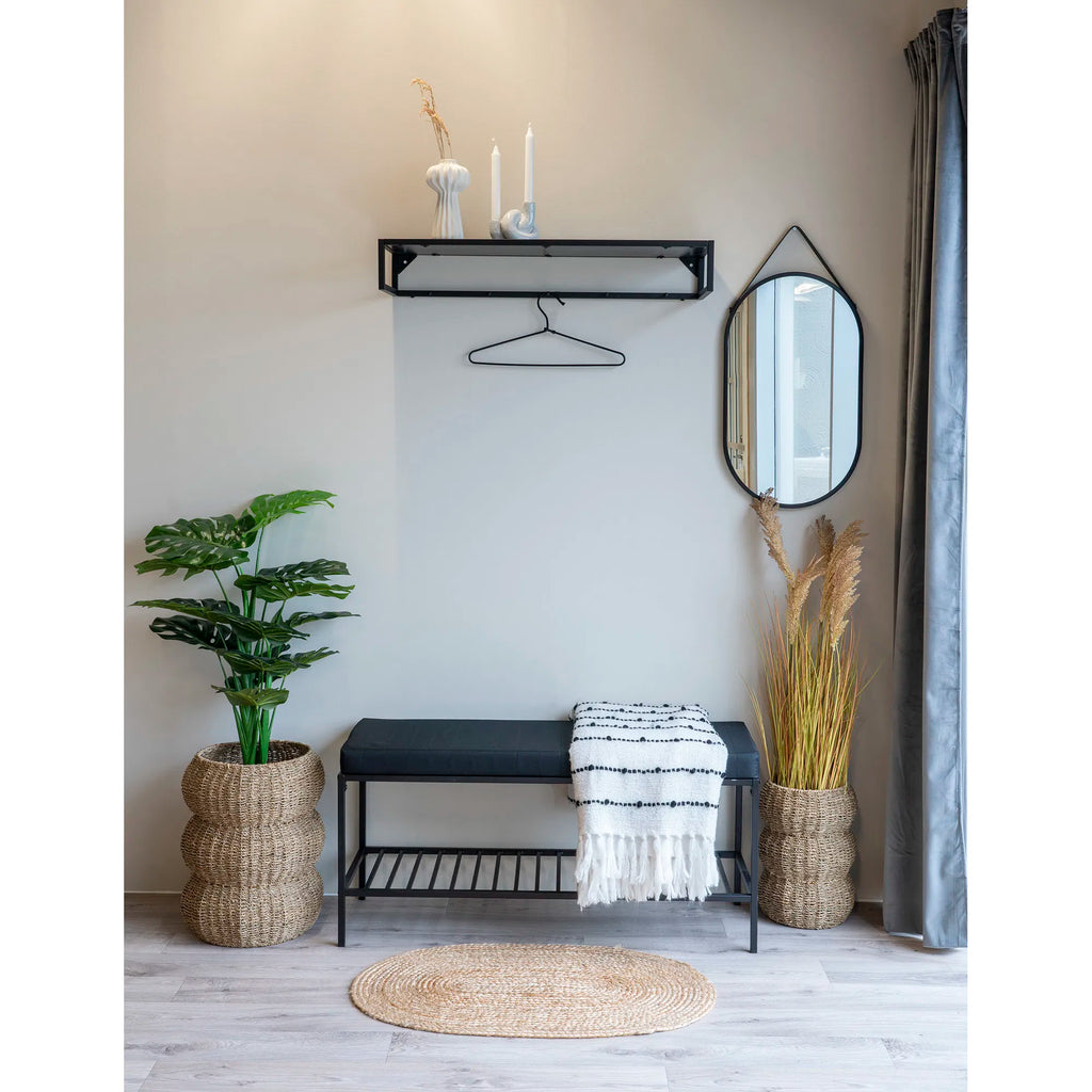 Trapani Mirror - black 35x60 cm