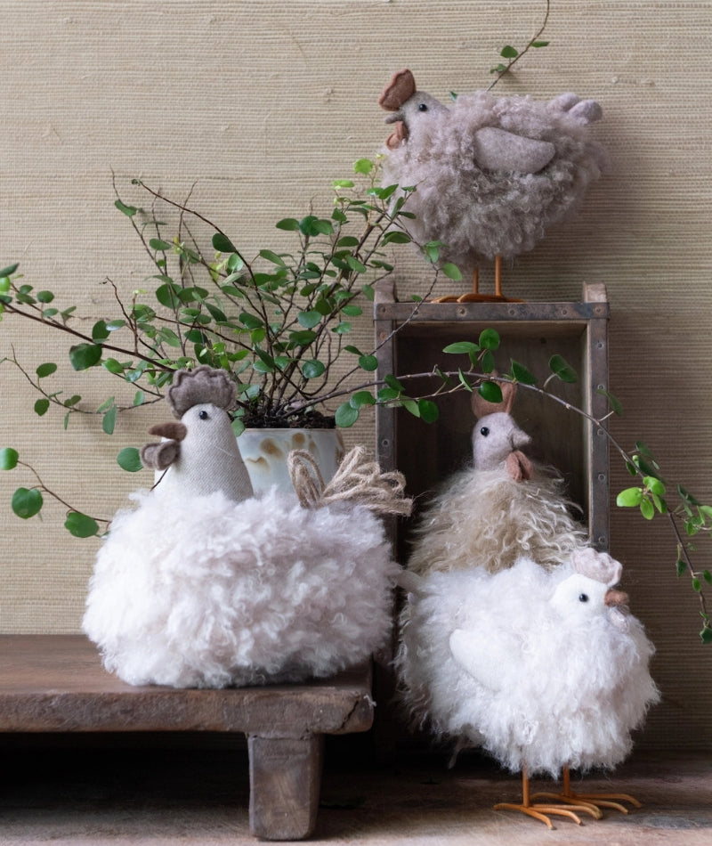 Fluffy Rooster - Beige