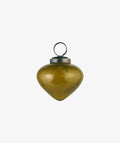 Christmas Bauble - Green Glass. Medium