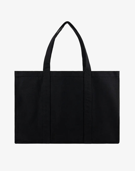 Hilo Canvas Tote Bag  - Black, Maxi