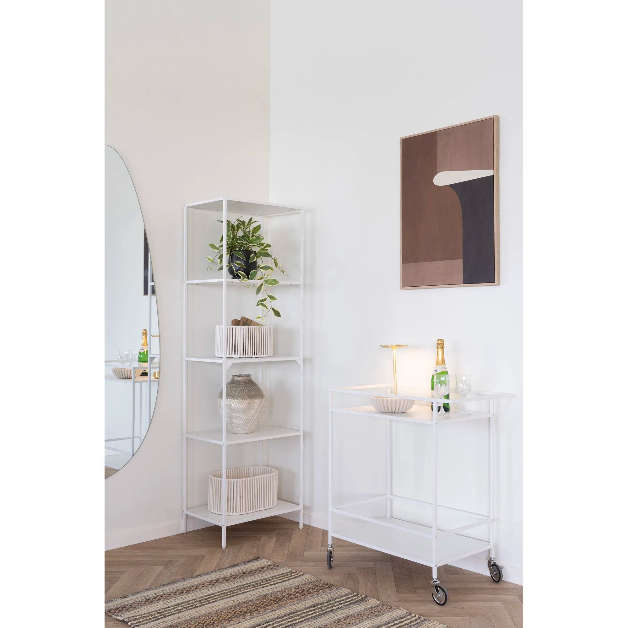 Vita Bar Trolley - White