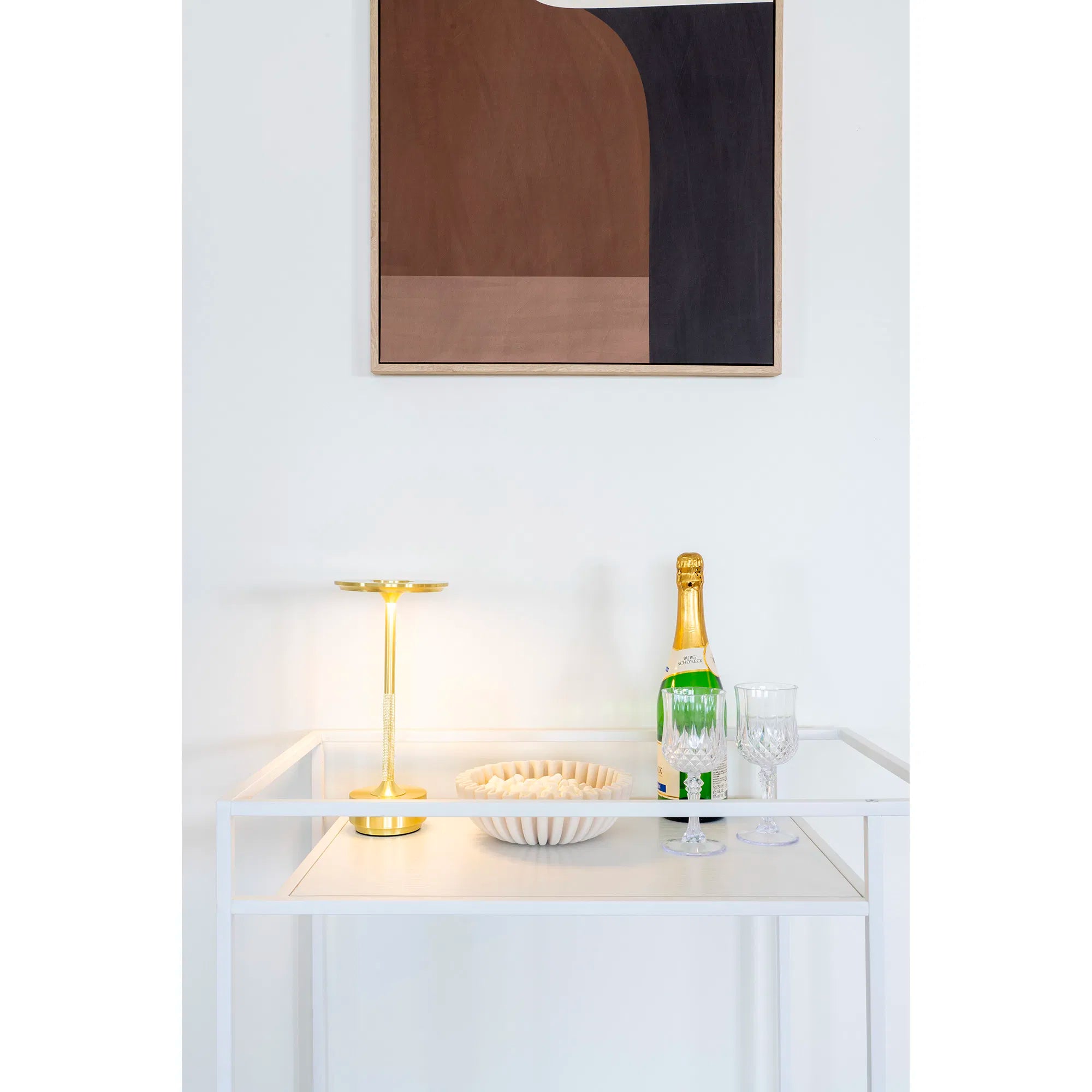 Vita Bar Trolley - White