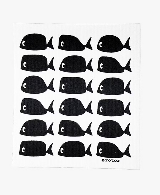 Dish Cloth - Whales