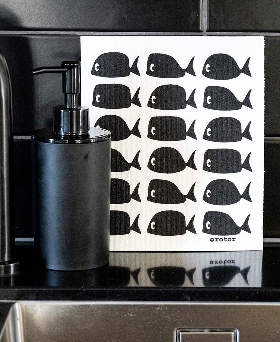Dish Cloth - Whales