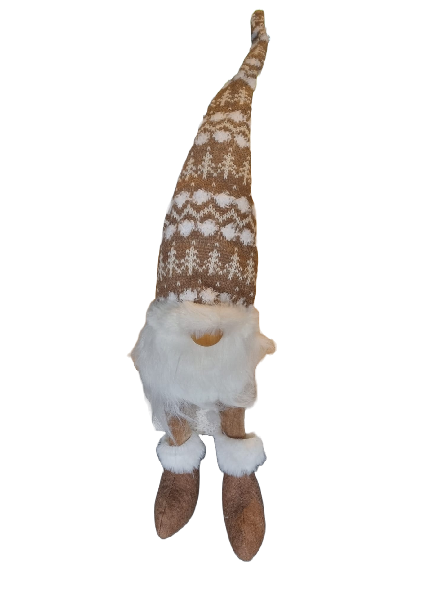 Falke Gnome - Beige Patterned Hat, Small